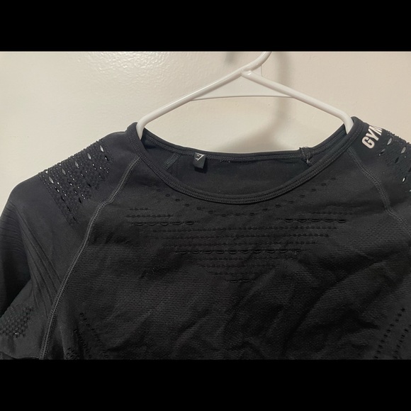 Gymshark Stretch Mesh Style Long Sleeve Workout Top - Picture 2 of 11